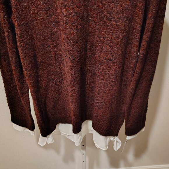 AB Studio Women's Layered Sweater Shirt Size XL NWT - Picture 4 of 12